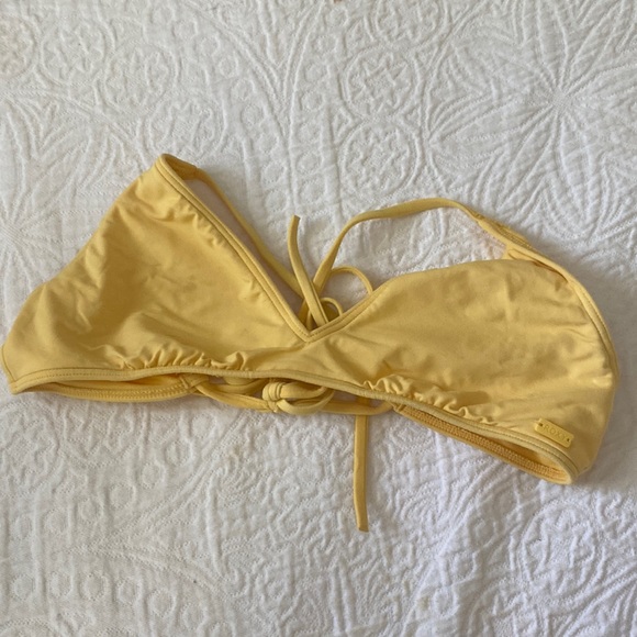 Yellow Roxy Swim top - Picture 1 of 1